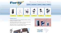 Desktop Screenshot of moveisforty.com.br